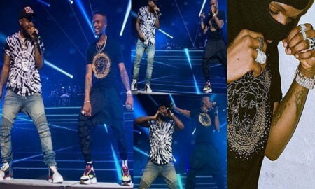 Wizkid wore to Davido’s UK concert