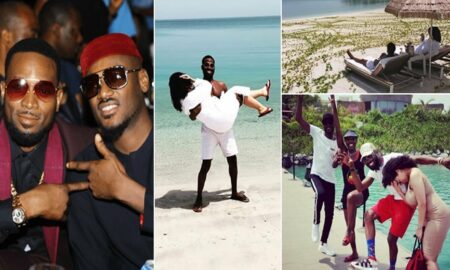 Dbanj, 2face Idibia and their wives