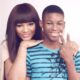 Omotola Jalade celebrates her son