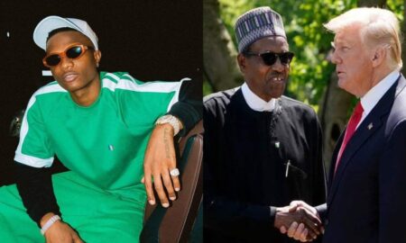 Wizkid, Muhammadu Buhari and Donald Trump