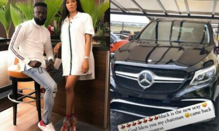 Yomi casual gifts a benz to wife, Grace