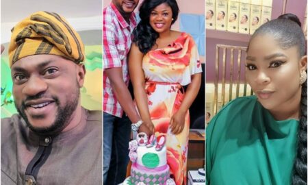 Eniola Ajao reacts as Odunlade Adekola deny sex for role scandal