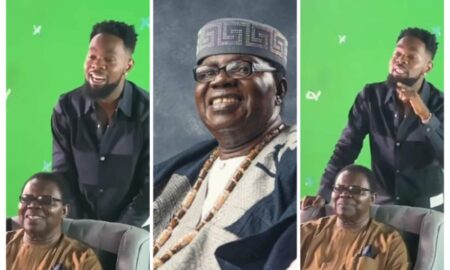 Ebenezer Obey receives love from Patoranking