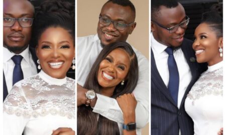 Biola Bayo celebrates first wedding anniversary