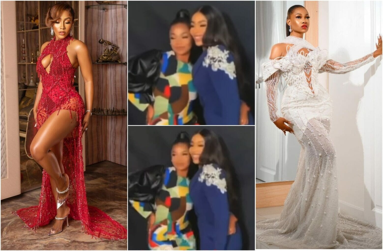 Mercy Eke and Tacha reconcile