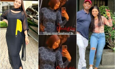 Regina Daniels and Ned Nwoko cute PDA