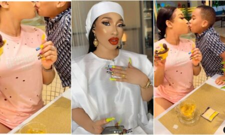 Tonto Dikeh and son