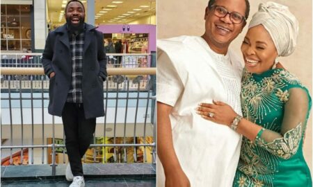 Woli Arole celebrates Tope Alabi's husband birthday