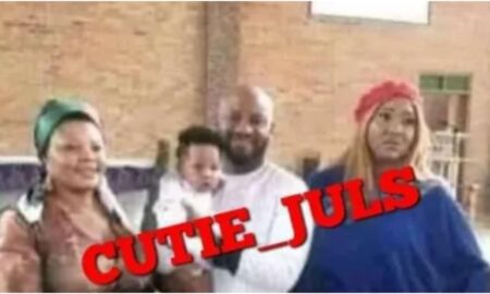 Yul edochie and judith austin christen son