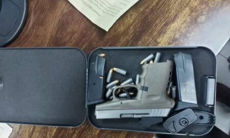 customs intercepts pistol lagos airport