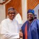 Femi Adesina and Buhari,