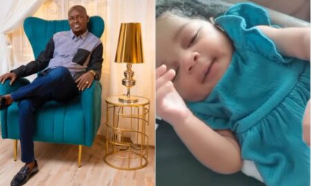Okiki Afolayan celebrates first father's day