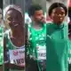 Buhari hails Tosin Amusan, Ese Brume, Team Nigeria