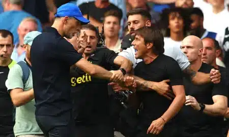 EPL: Why Tuchel and Conte were sent off in Chelsea vs Tottenham