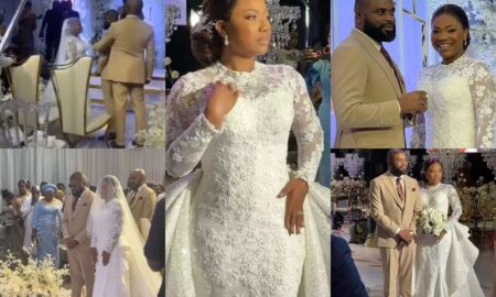 Mercy Chinwo's white wedding
