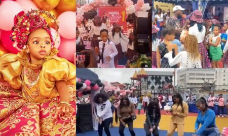 Toyin Lawani's daughter birthday