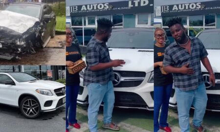 Sabinus acquires white Mercedes-Benz