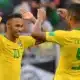 Casemiro reacts as Neymar