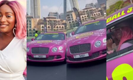 Cuppy's customized Bentley