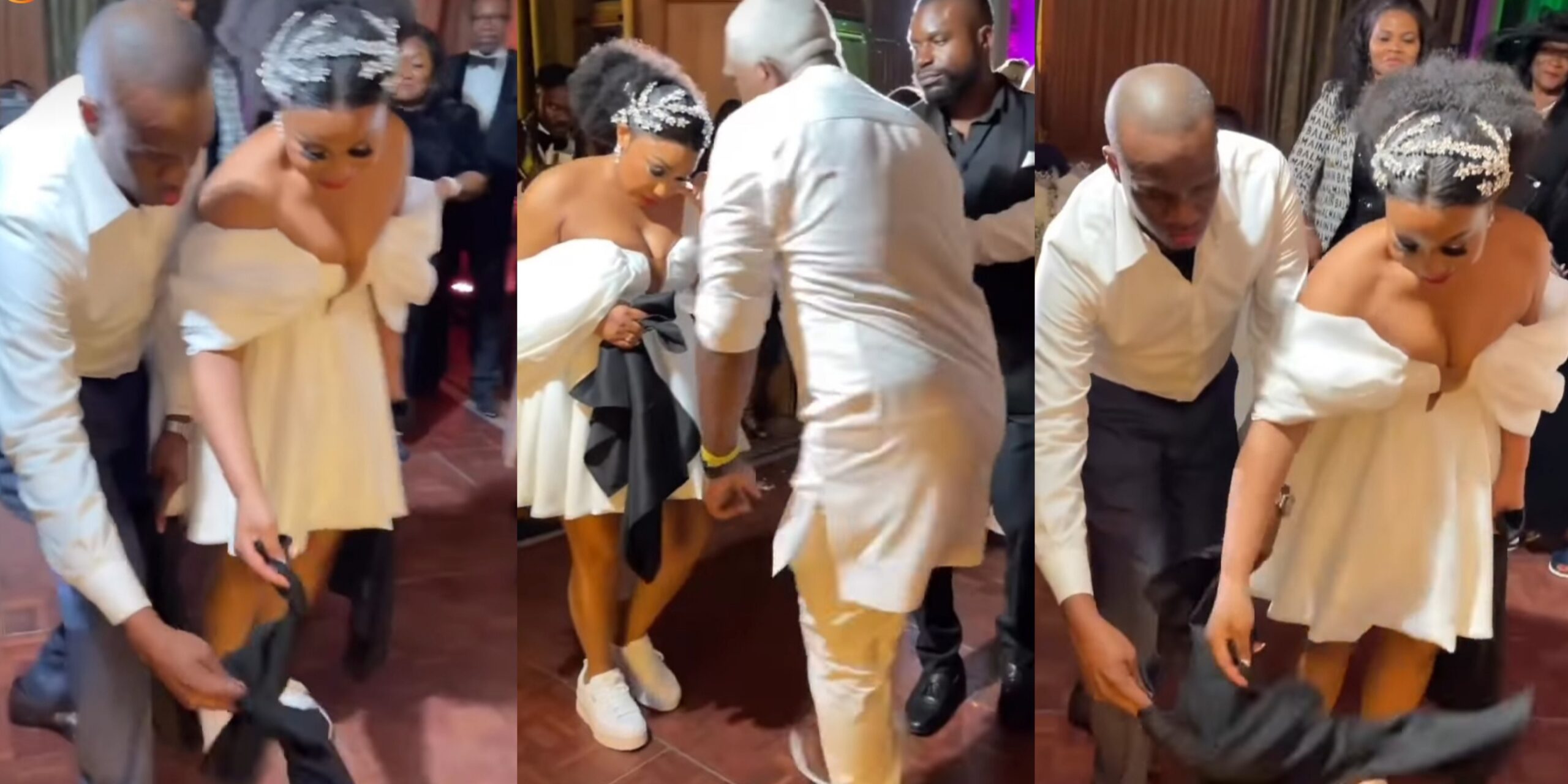 Rita Dominic and husband, Fidelis scatter the dance floor at their ...