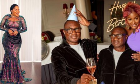 Toyin Abraham celebrates Femi Otedola