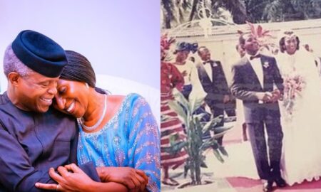 Yemi Osinbajo and wife wedding anniversary