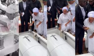 Sammie Okposo's burial