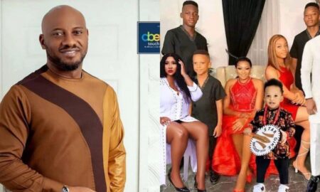 Yul Edochie's photoshopped family photo