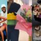 Adekunle Gold gifts his wife, Simi a bouquet, jewellery, and cake for valentine