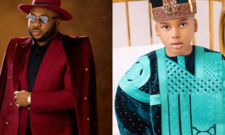 Olakunle Churchill celebrates son's 7th birthday