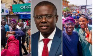 Reactions after Sanwo-Olu shows up in computer village to campaign again four years after being there