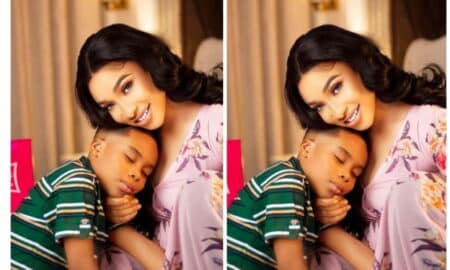 Tonto Dikeh writes beautiful note to herself on mother's day