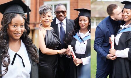 DJ Cuppy's graduation ceremony