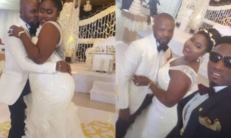 Nedu's wedding photos with Lydia Forson