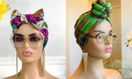 Ankara Hair Band Styles: A burst of vibrant patterns representing fashion and culture.