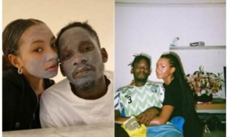 Fans react as Mr Eazi leaves out Temi Otedola on the list of things he is grateful for