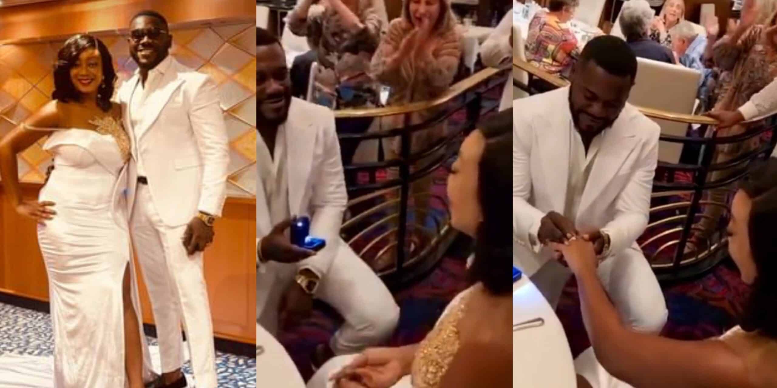 Deyemi Okanlawon proposes to his wife again on their 10th wedding ...