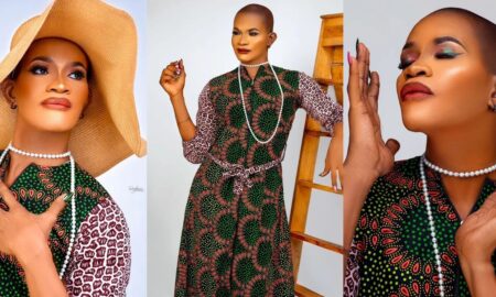 Uche Maduagwu dresses as a lady