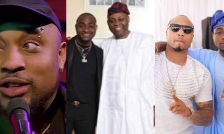 B-Red says he and Davido sold his father's TVs