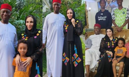 Ned Nwoko and Laila Charani celebrates Eid Al Kabir