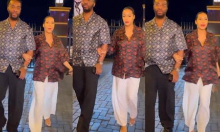 Maria Chike and Kevin step out in style