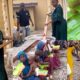 Seyi Edun feeds children on the streets