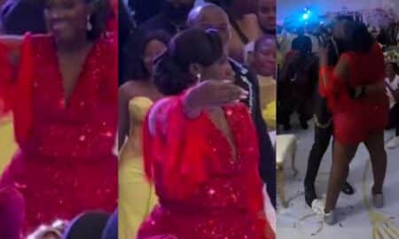 Warri Pikin hits the dance floor at her wedding