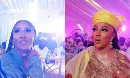 toke makinwa and tiwa savage shun each other at event