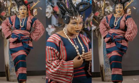 Eniola Ajao wins Best Dressed at Orisa movie premiere