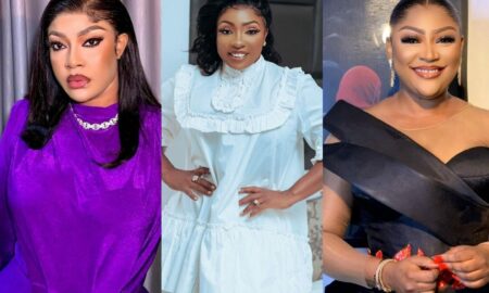 Angela Okorie accuses Uche Elendu and Anita Joseph of swallowing lizard