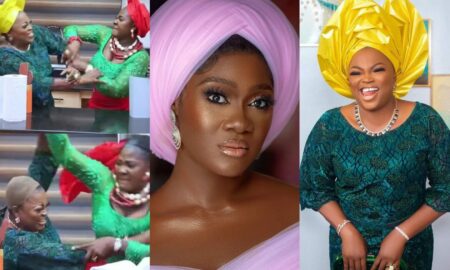 Funke Akindele vows to break Mercy Johnson head, she reacts