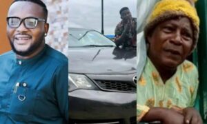 Yomi Fabiyi congratulates Pariolodo on his new car