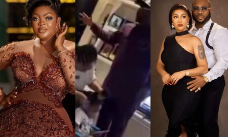 Eniola Badmus loved-up video of Olakunle Churchill and Rosy Meurer