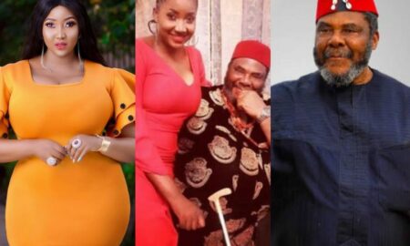 Judy Austin praise Pete Edochie for being the father of a great man